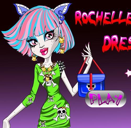 rochelle goyle monster high dress up girls game